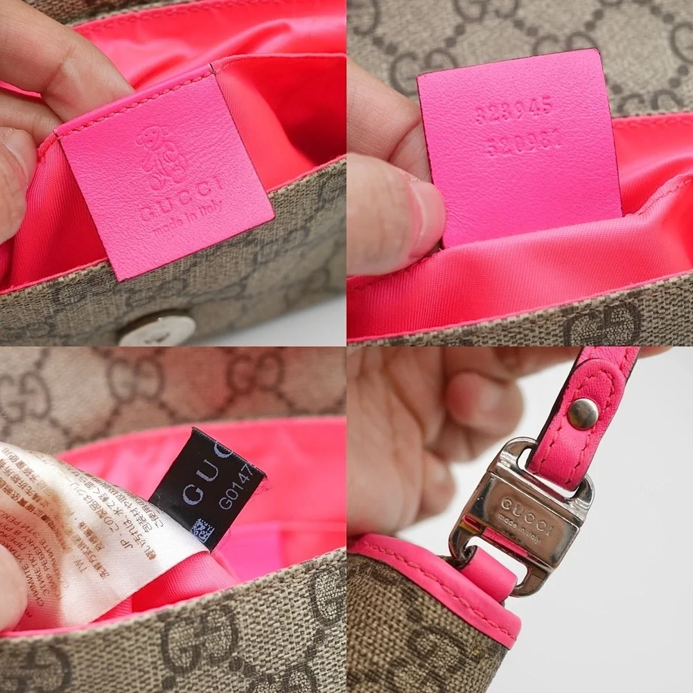 🍓GUCCI PVC Shoulder Bag